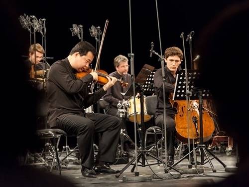 Während eines Konzerts von Igor Levit, Feng Ning und Maximilian Hornung
